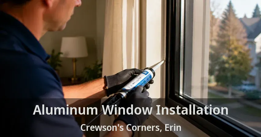 Aluminum Window Installation Crewson's Corners, Erin - ON