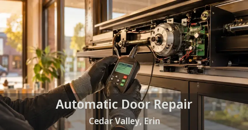 Automatic Door Repair Cedar Valley, Erin - ON