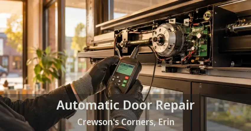 Automatic Door Repair Crewson's Corners, Erin - ON