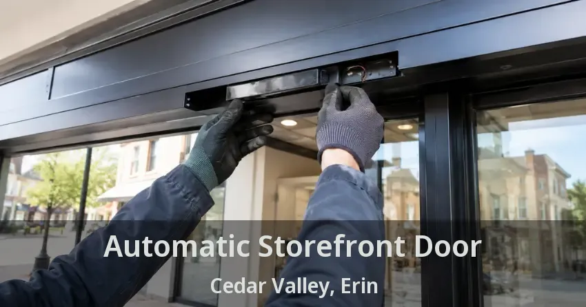 Automatic Storefront Door Cedar Valley, Erin - ON