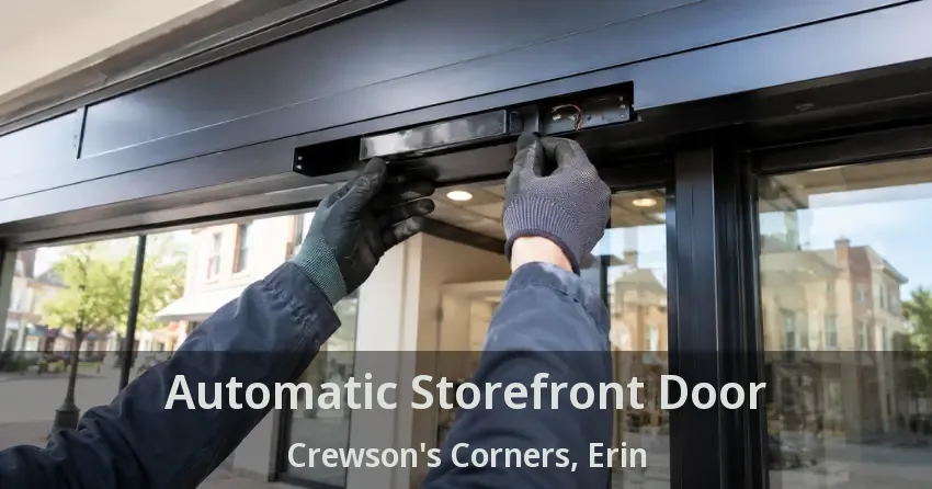 Automatic Storefront Door Crewson's Corners, Erin - ON