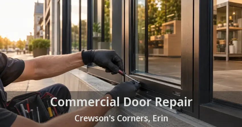Commercial Door Repair Crewson's Corners, Erin - ON