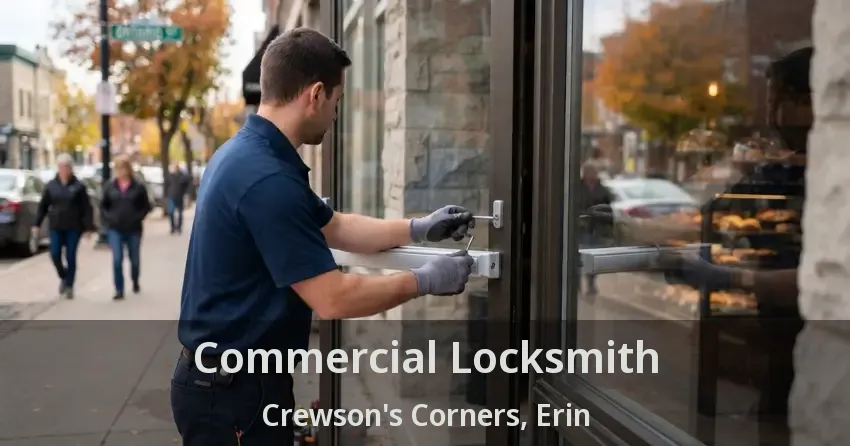 Commercial Locksmith Crewson's Corners, Erin - ON
