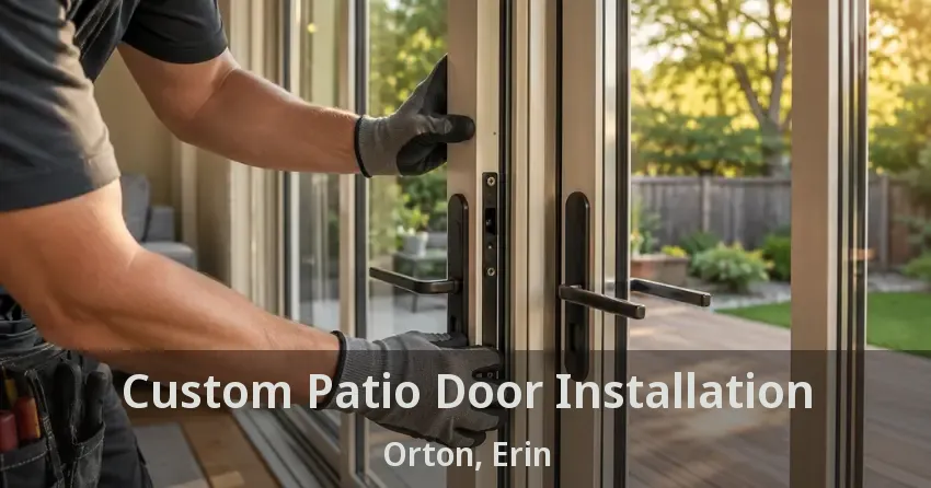 Custom Patio Door Installation Orton, Erin - ON