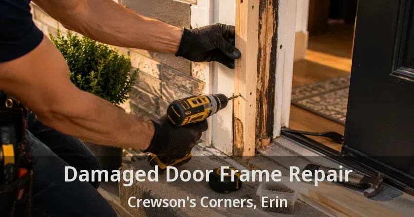 Damaged Door Frame Repair Crewson's Corners, Erin - ON