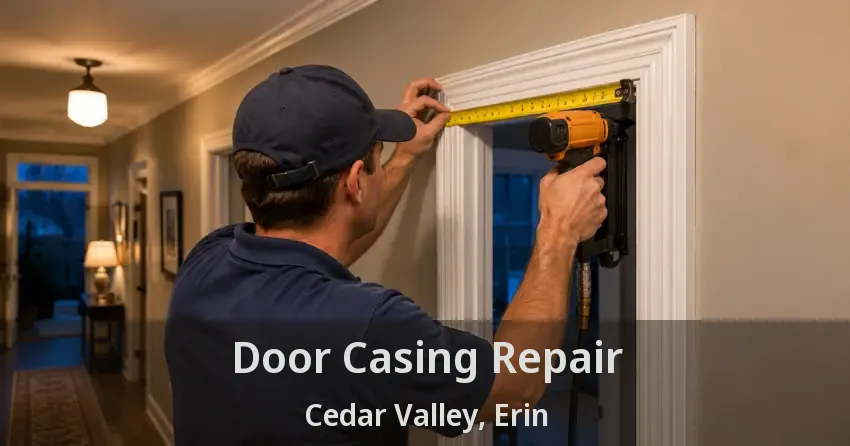 Door Casing Repair Cedar Valley, Erin - ON