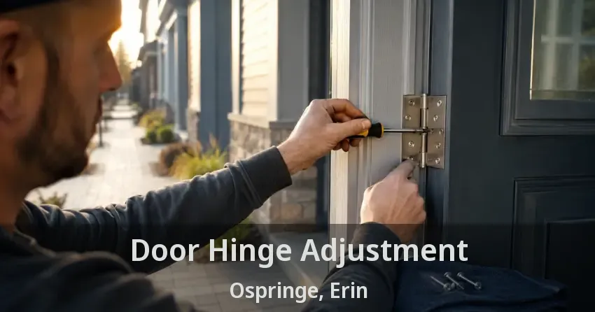 Door Hinge Adjustment Ospringe, Erin - ON