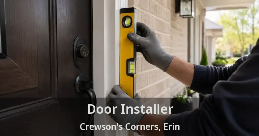 Door Installer Crewson's Corners, Erin - ON