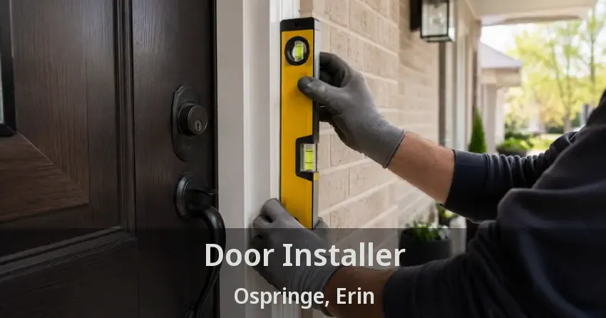 Door Installer Ospringe, Erin - ON