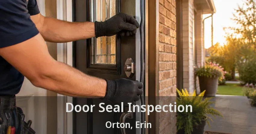 Door Seal Inspection Orton, Erin - ON