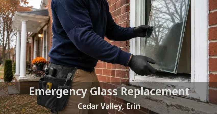 Emergency Glass Replacement Cedar Valley, Erin - ON