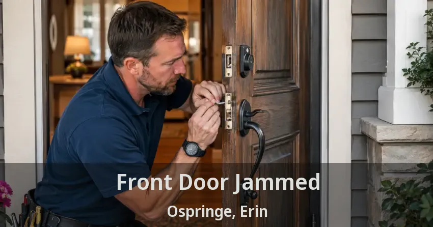 Front Door Jammed Ospringe, Erin - ON