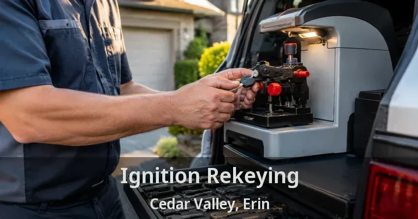 Ignition Rekeying Cedar Valley, Erin - ON