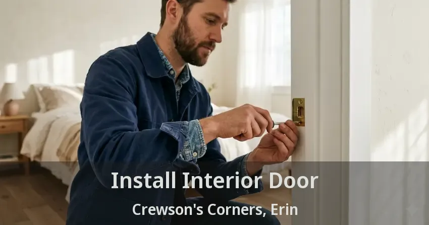 Install Interior Door Crewson's Corners, Erin - ON