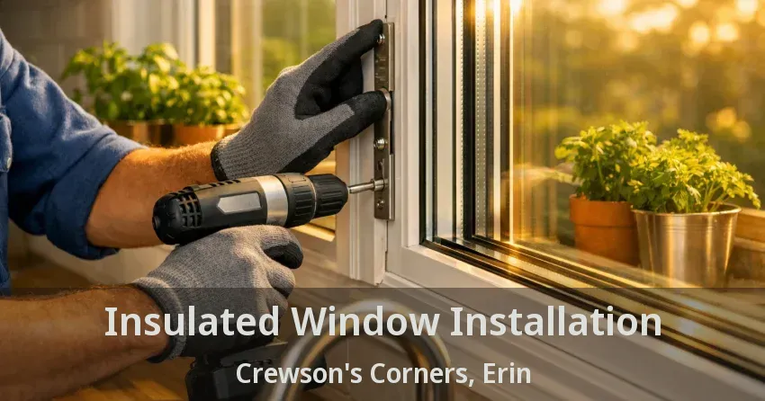 Insulated Window Installation Crewson's Corners, Erin - ON