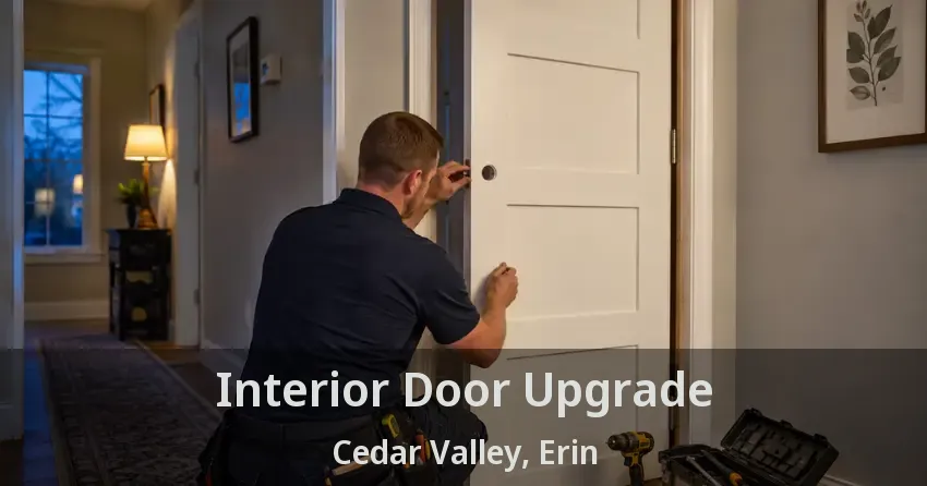 Interior Door Upgrade Cedar Valley, Erin - ON