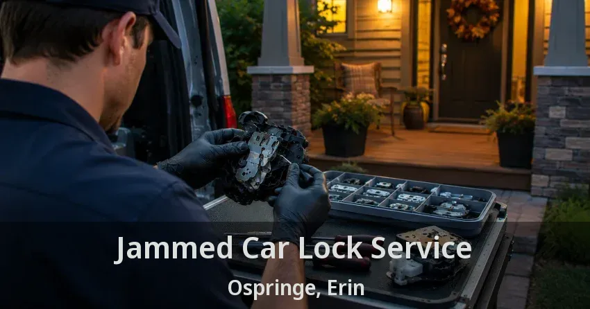 Jammed Car Lock Service Ospringe, Erin - ON