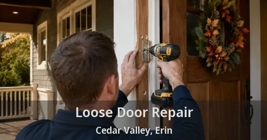 Loose Door Repair Cedar Valley, Erin - ON