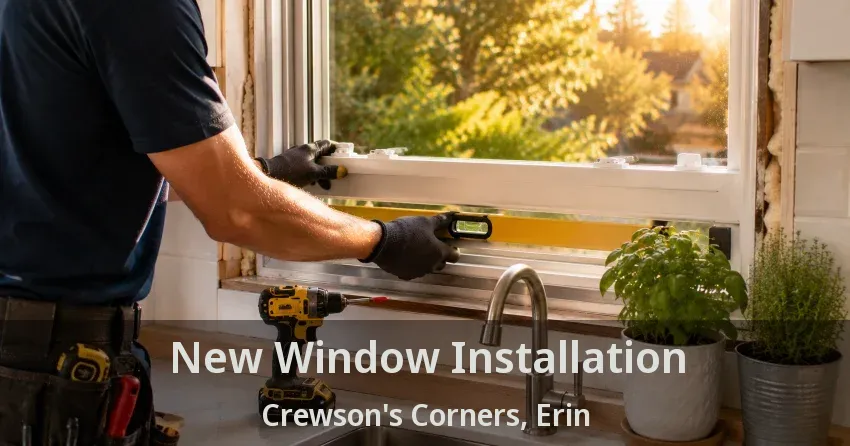 New Window Installation Crewson's Corners, Erin - ON