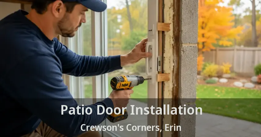 Patio Door Installation Crewson's Corners, Erin - ON