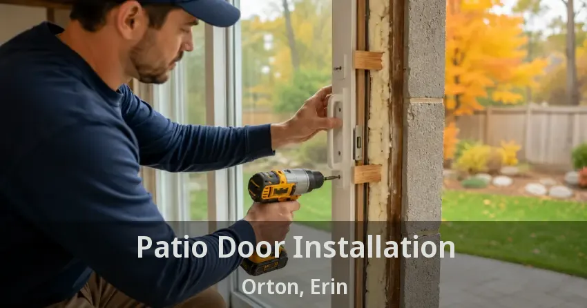 Patio Door Installation Orton, Erin - ON
