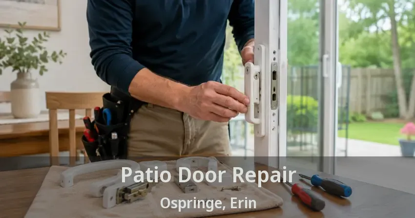 Patio Door Repair Ospringe, Erin - ON