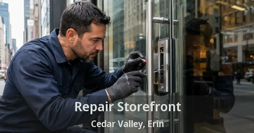 Repair Storefront Cedar Valley, Erin - ON