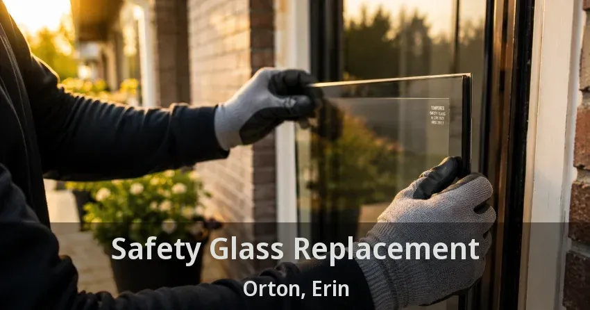 Safety Glass Replacement Orton, Erin - ON