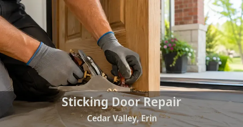 Sticking Door Repair Cedar Valley, Erin - ON