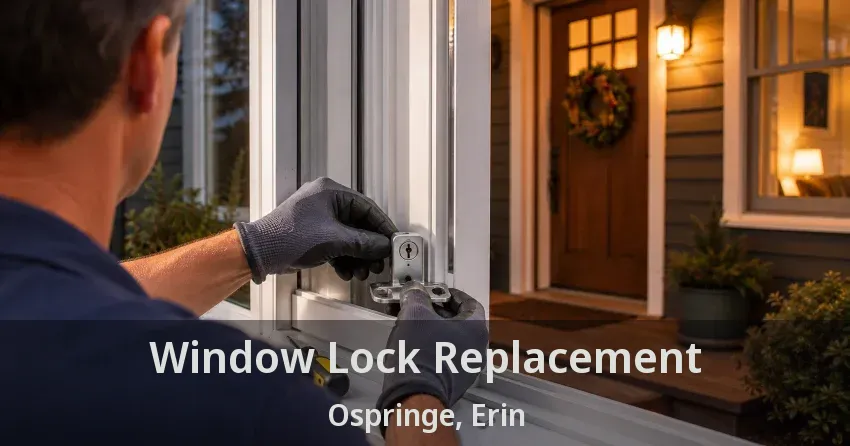Window Lock Replacement Ospringe, Erin - ON