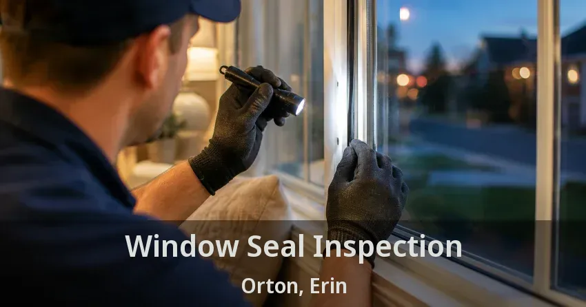 Window Seal Inspection Orton, Erin - ON