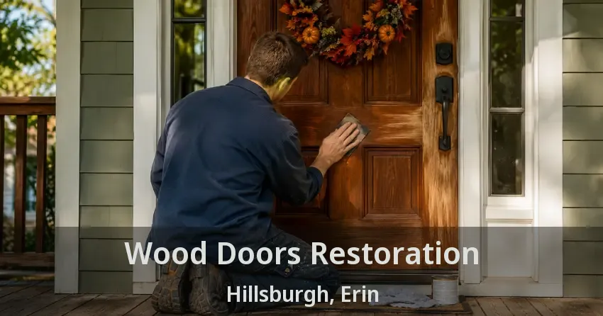 Wood Doors Restoration Hillsburgh, Erin - ON