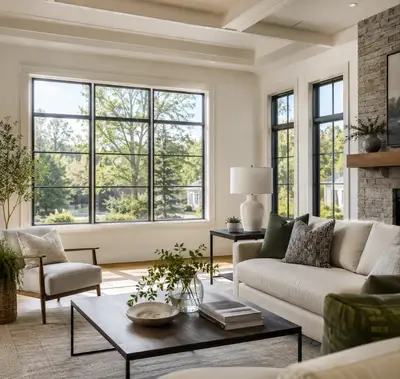 Completed interior project by Windows & Doors Erin