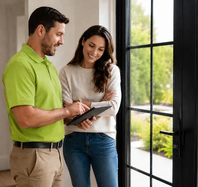 Bright living space with new windows by Windows & Doors Erin